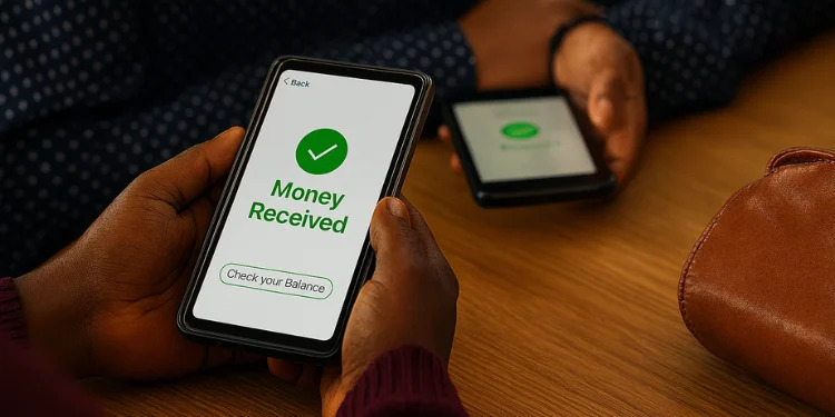 Person comparing international money transfer fees and exchange rates before sending money abroad